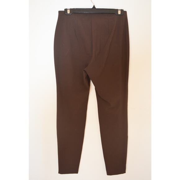 Theory Button Legging Mocha Brown Size Medium - Picture 7 of 7